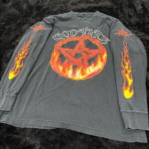 Gray Long Sleeve Tee